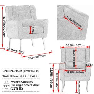 Comfortable Upholstered Lounge Chair - Image 2