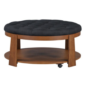 Round Footstool Coffee Table - Image 10