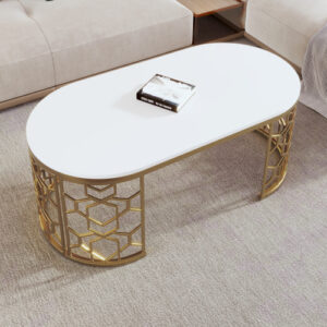 Oval Shaped Coffee Table - Image 3