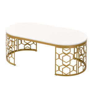 Oval Shaped Coffee Table - Image 10