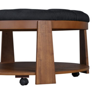 Round Footstool Coffee Table - Image 4