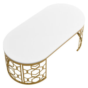 Oval Shaped Coffee Table - Image 9